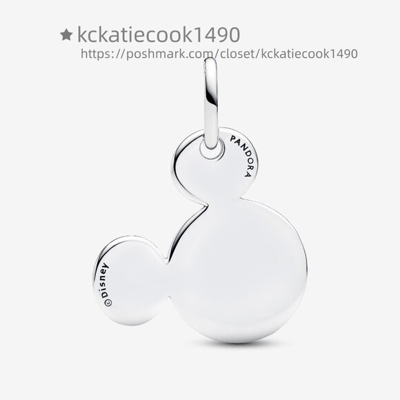 Pandora Disney Mickey Mouse Engravable Dangle Charm - Picture 8 of 8